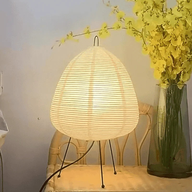 Lampe en Papier de Riz - Éclairez avec Élégance