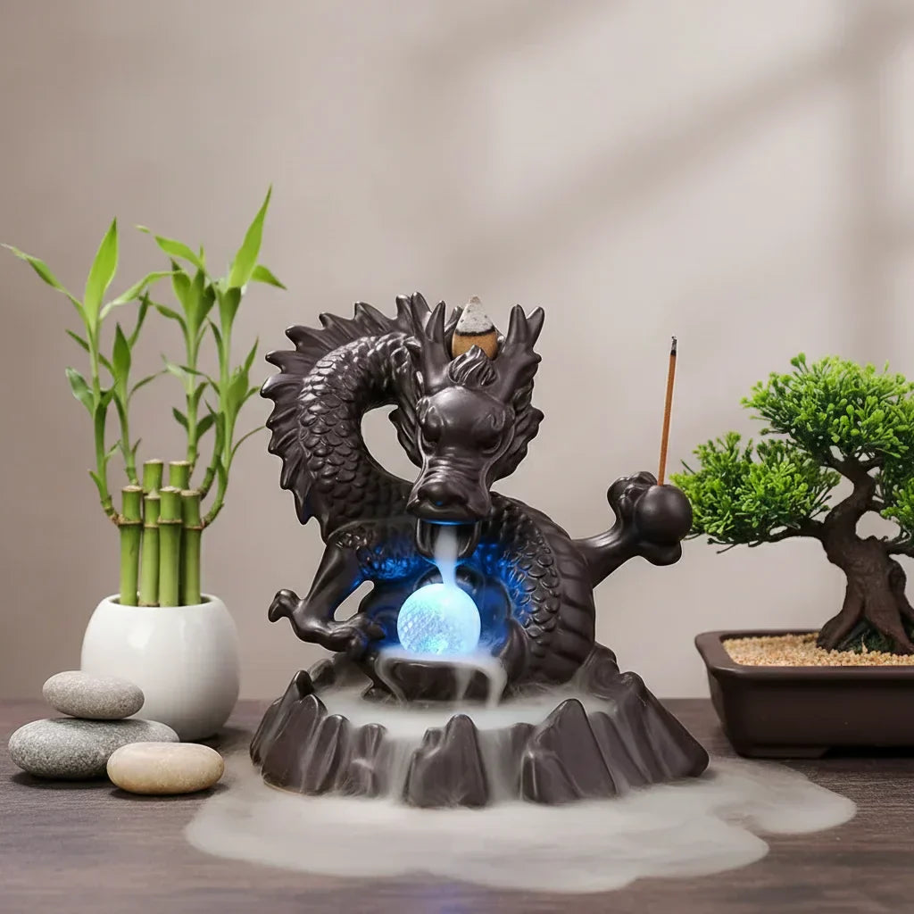 Brûleur d'Encens Dragon - Ambiance Zen Élevée