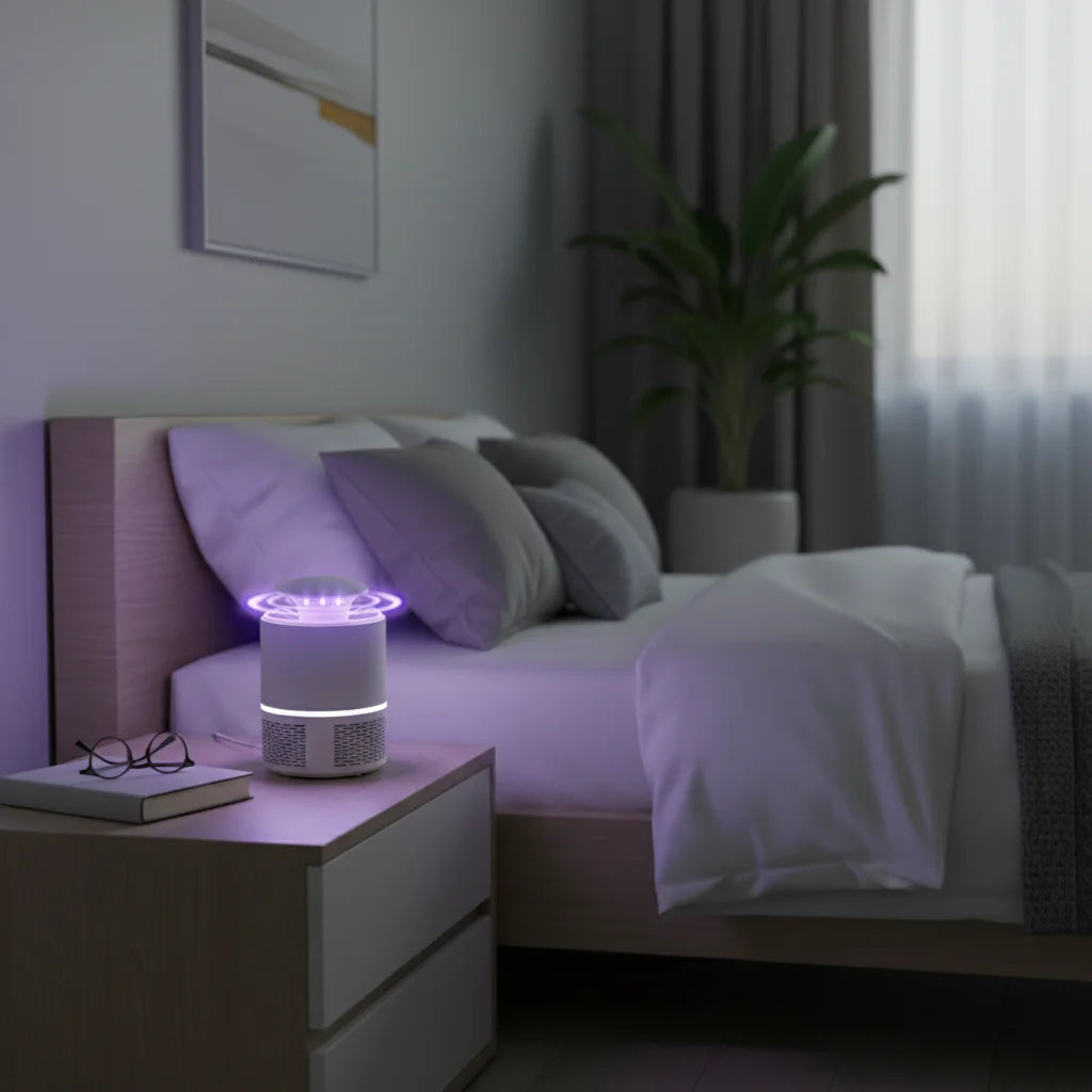 Lampe Anti-Moustiques - Éliminez sans chimie!